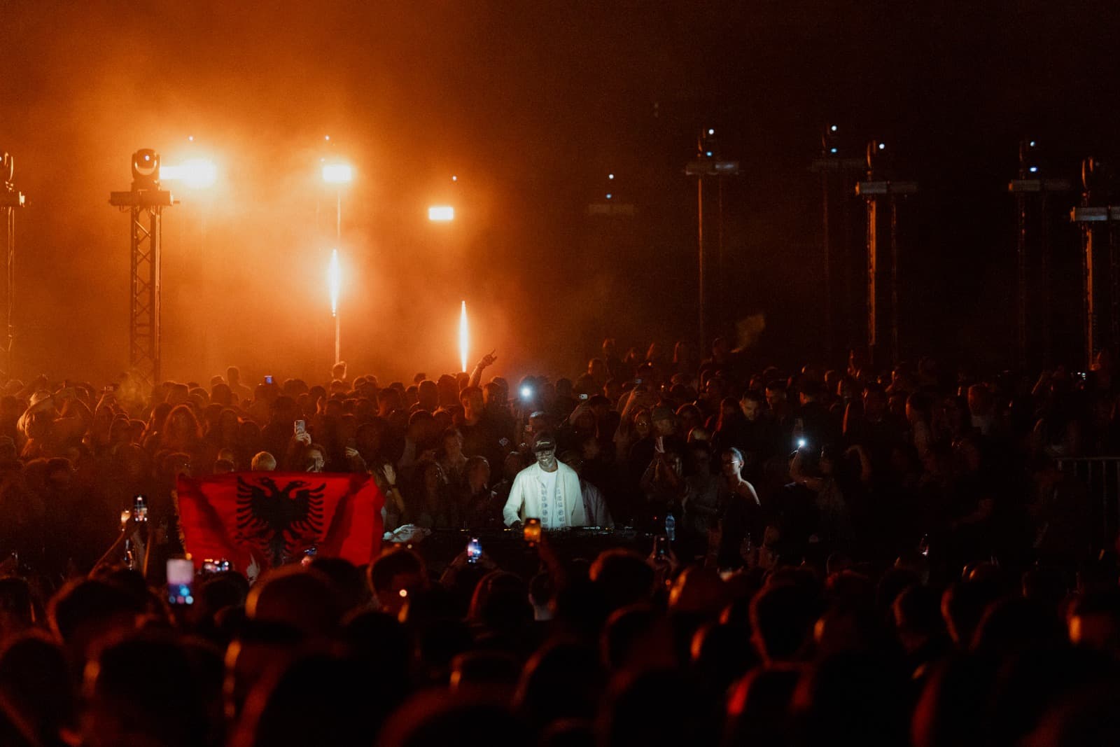 Black Coffee at the Athletic Field, Tirana, 4 June 2026 — photograph 4 of 5.