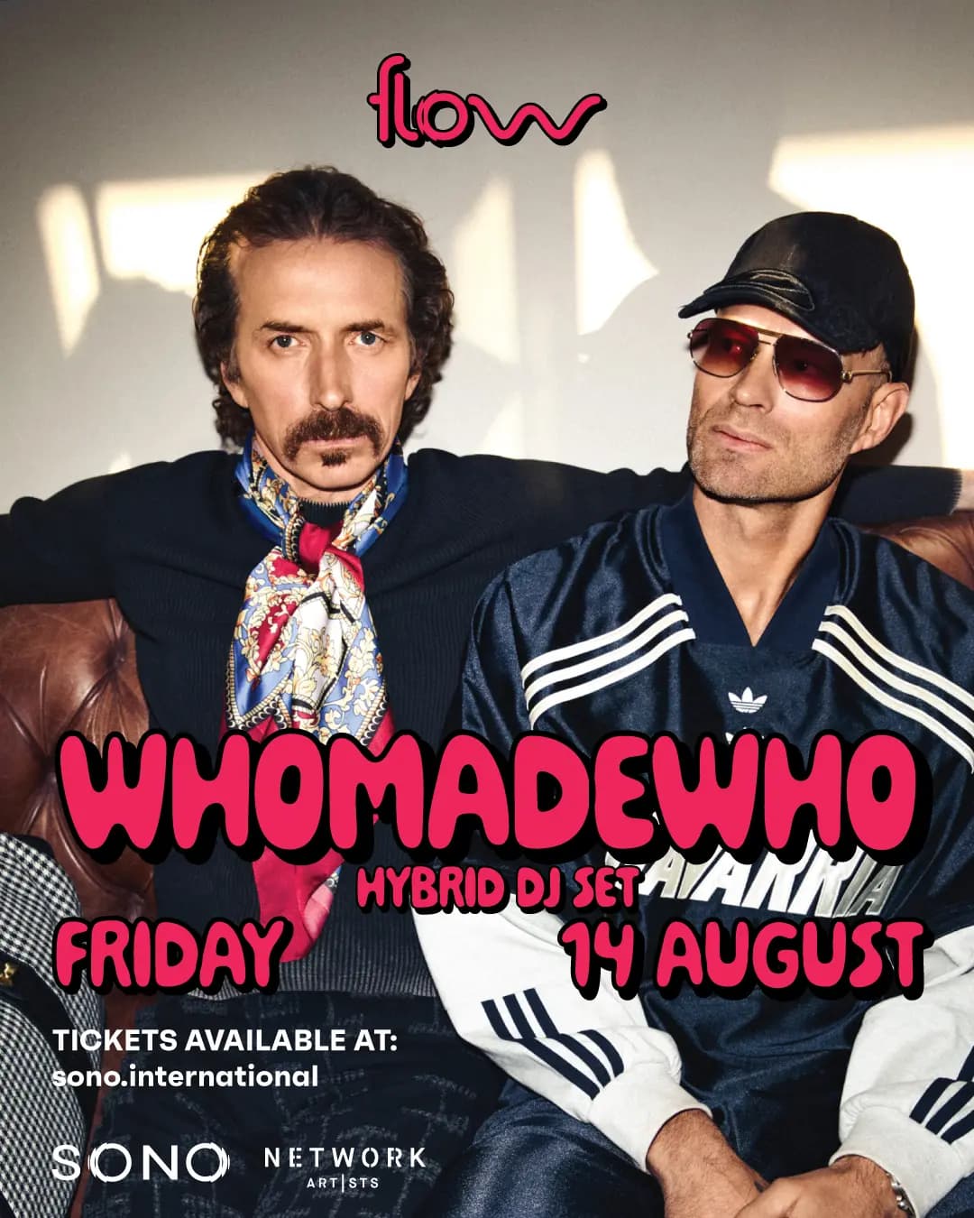 Poster for WhoMadeWho, 14 August.